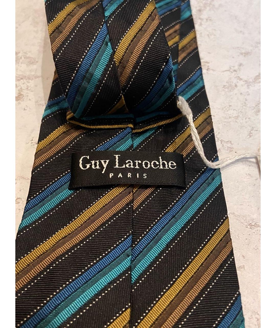 GUY LAROCHE Мульти шелковый галстук, фото 6