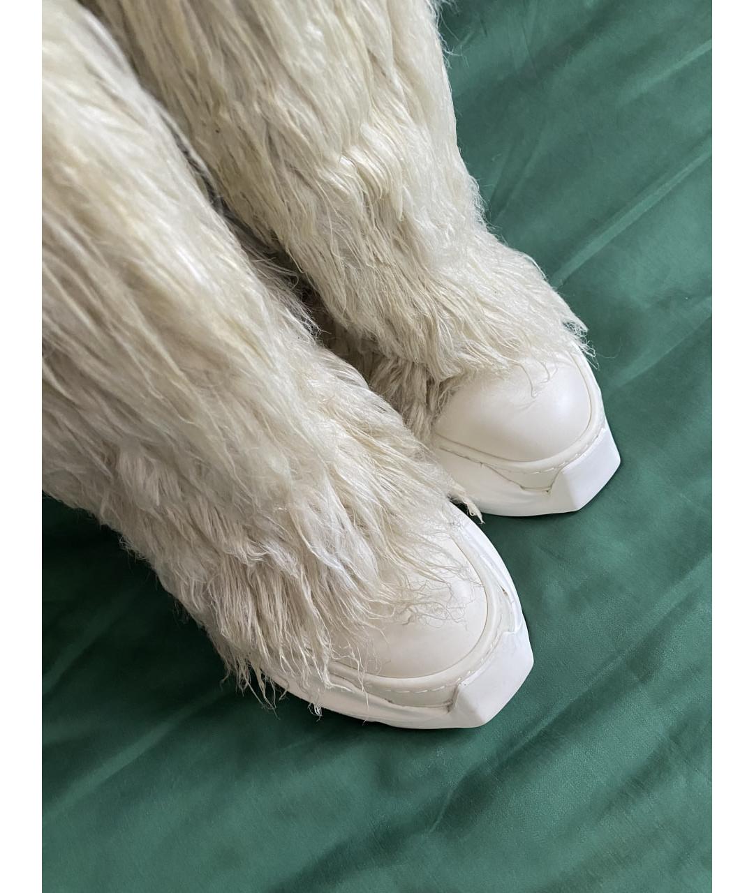 RICK OWENS DRKSHDW Бежевые сапоги, фото 4