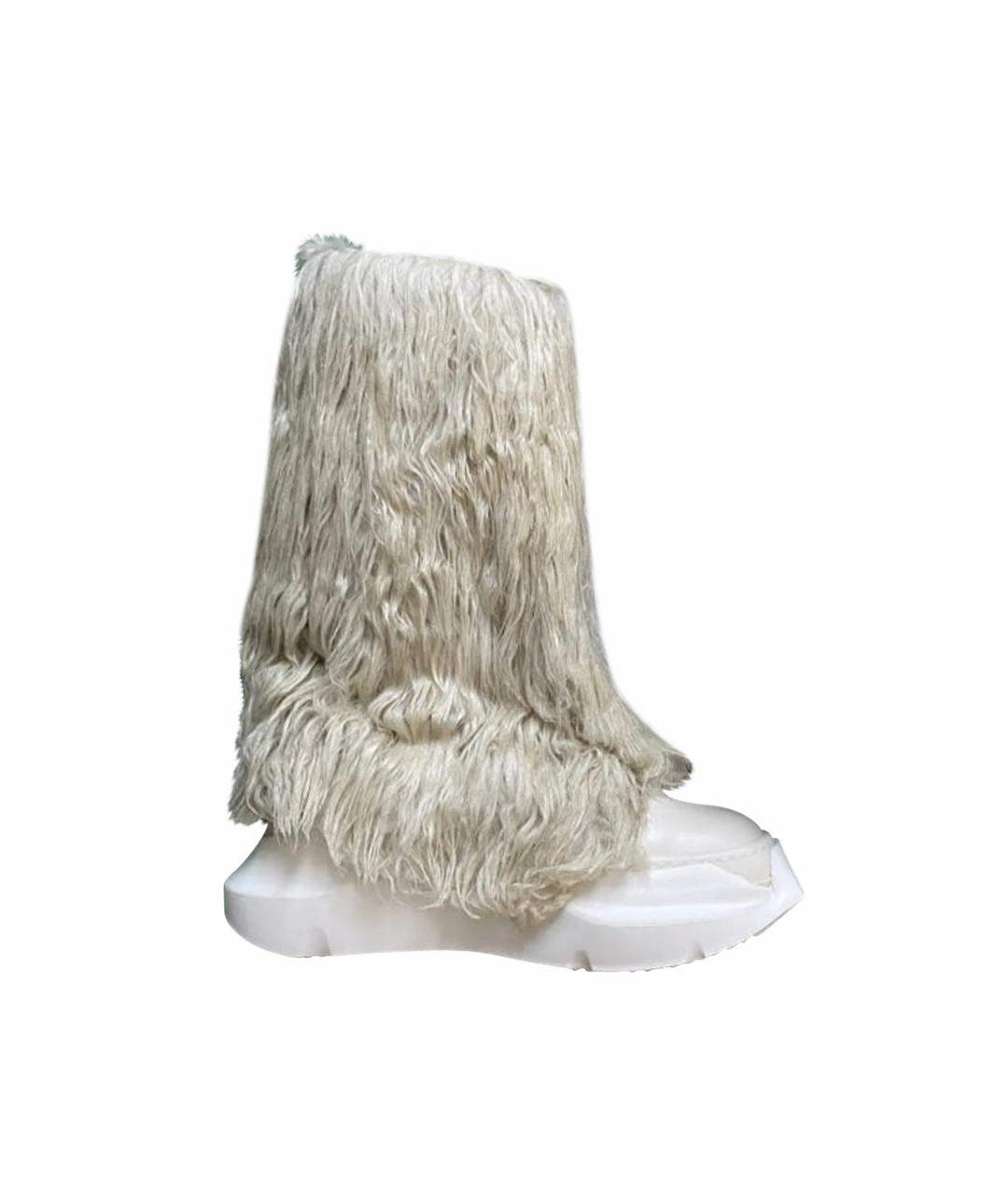 RICK OWENS DRKSHDW Бежевые сапоги, фото 1