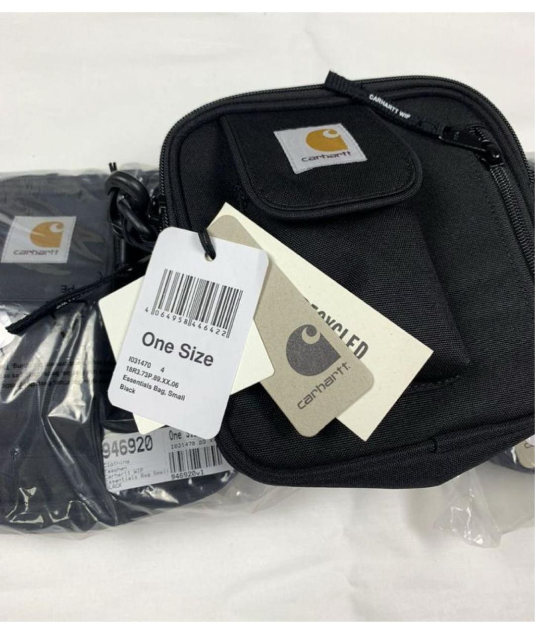 CARHARTT WIP Черная деним сумка на плечо, фото 4