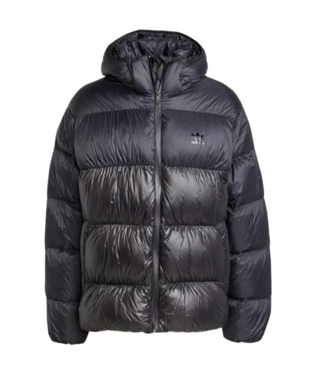 ADIDAS Черный пуховик, фото 1