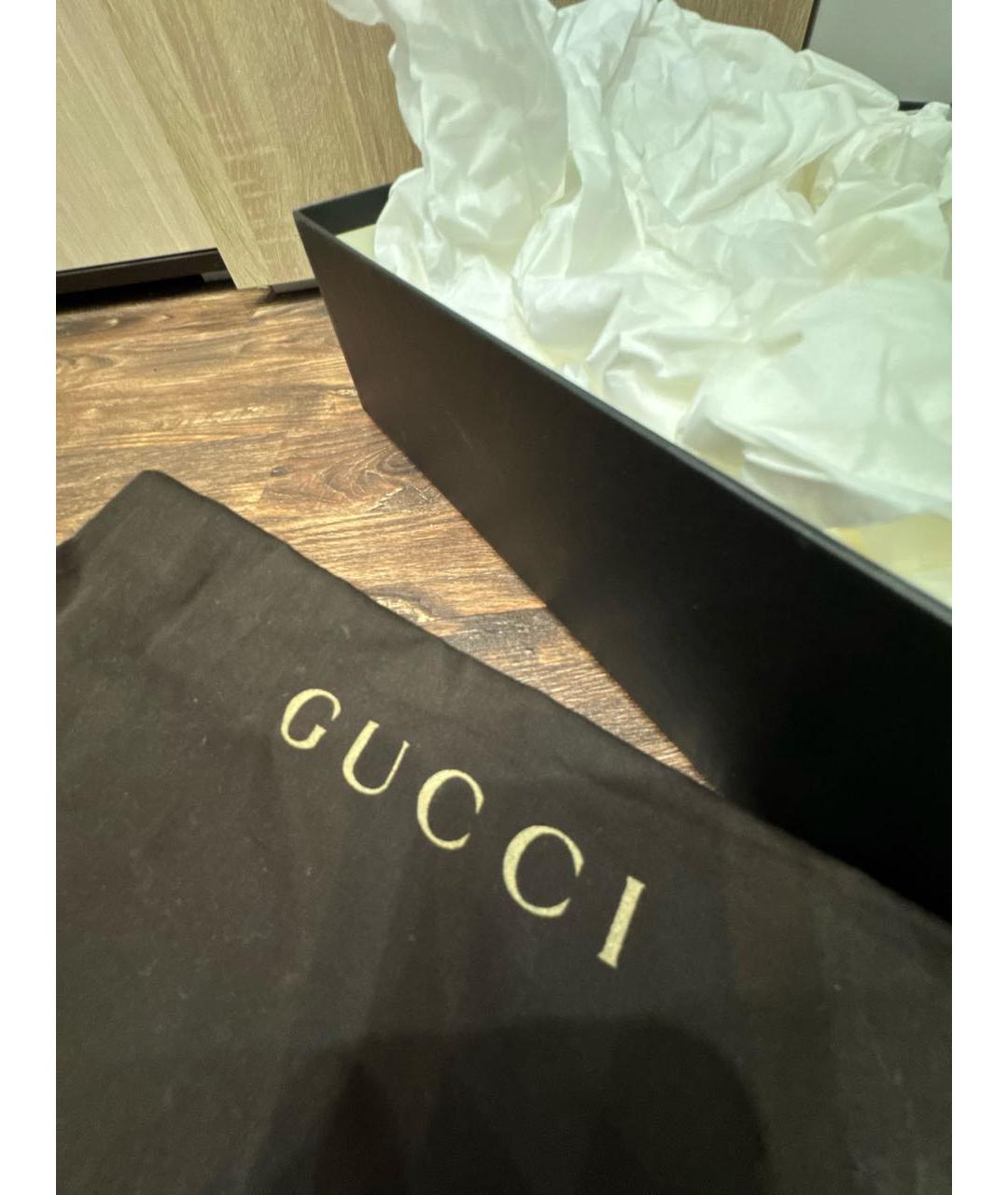 GUCCI Черная бархатная сумка через плечо, фото 6