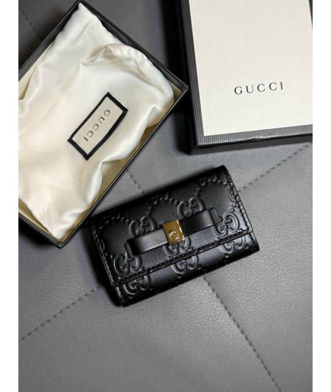 GUCCI Черная ключница, фото 4