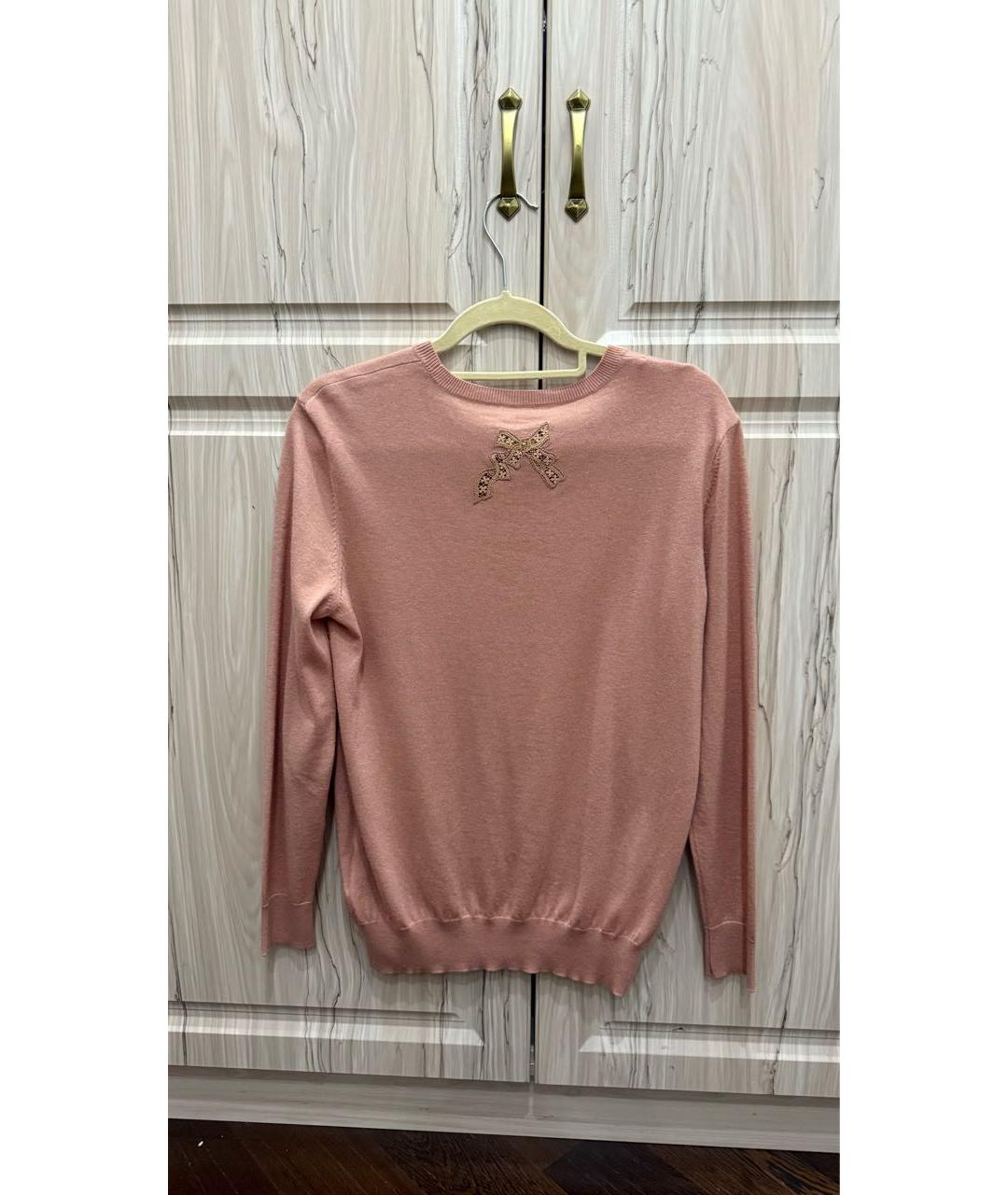 RED VALENTINO Коралловый кашемировый джемпер / свитер, фото 2