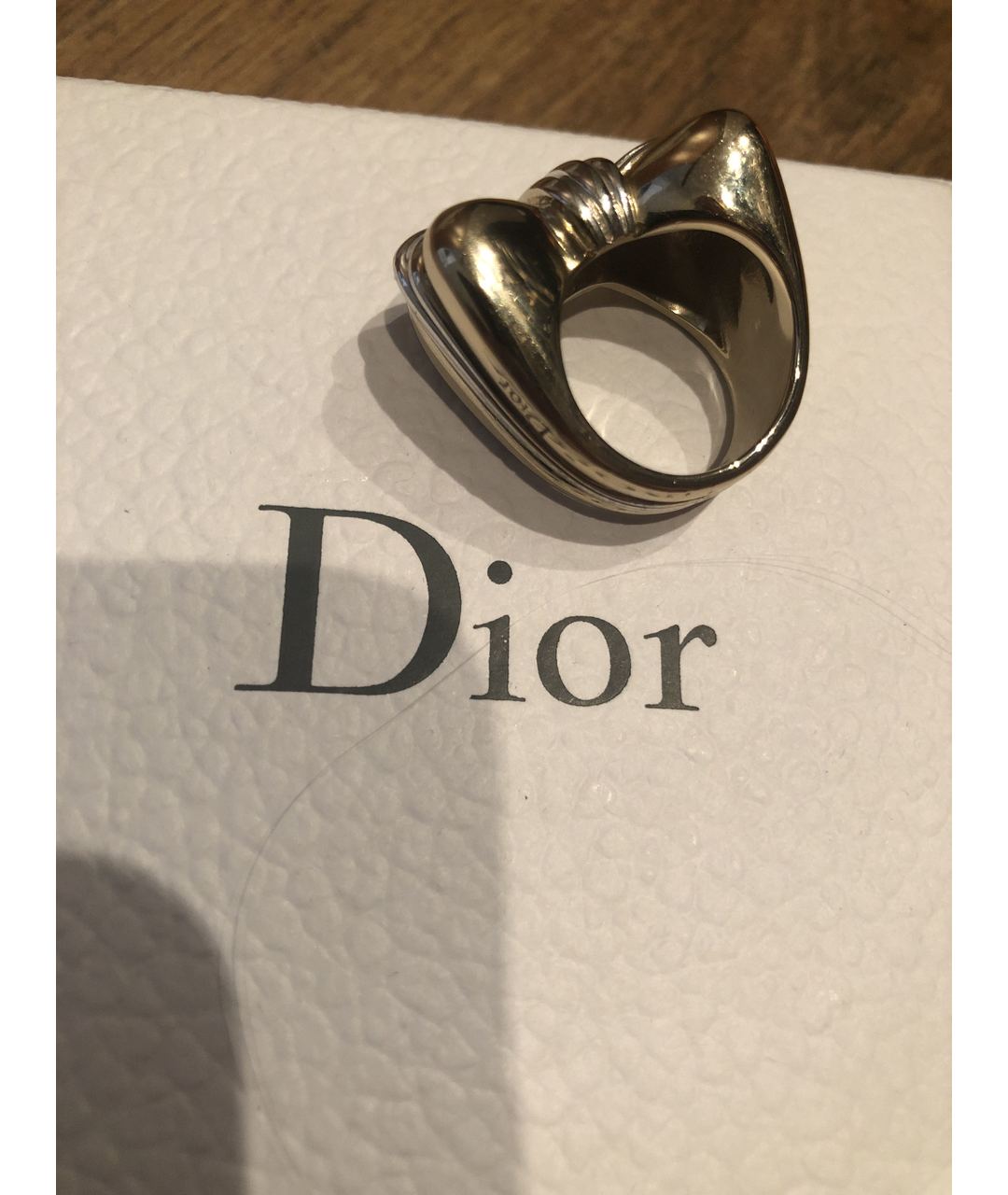 CHRISTIAN DIOR PRE-OWNED Серебряное металлическое кольцо, фото 4