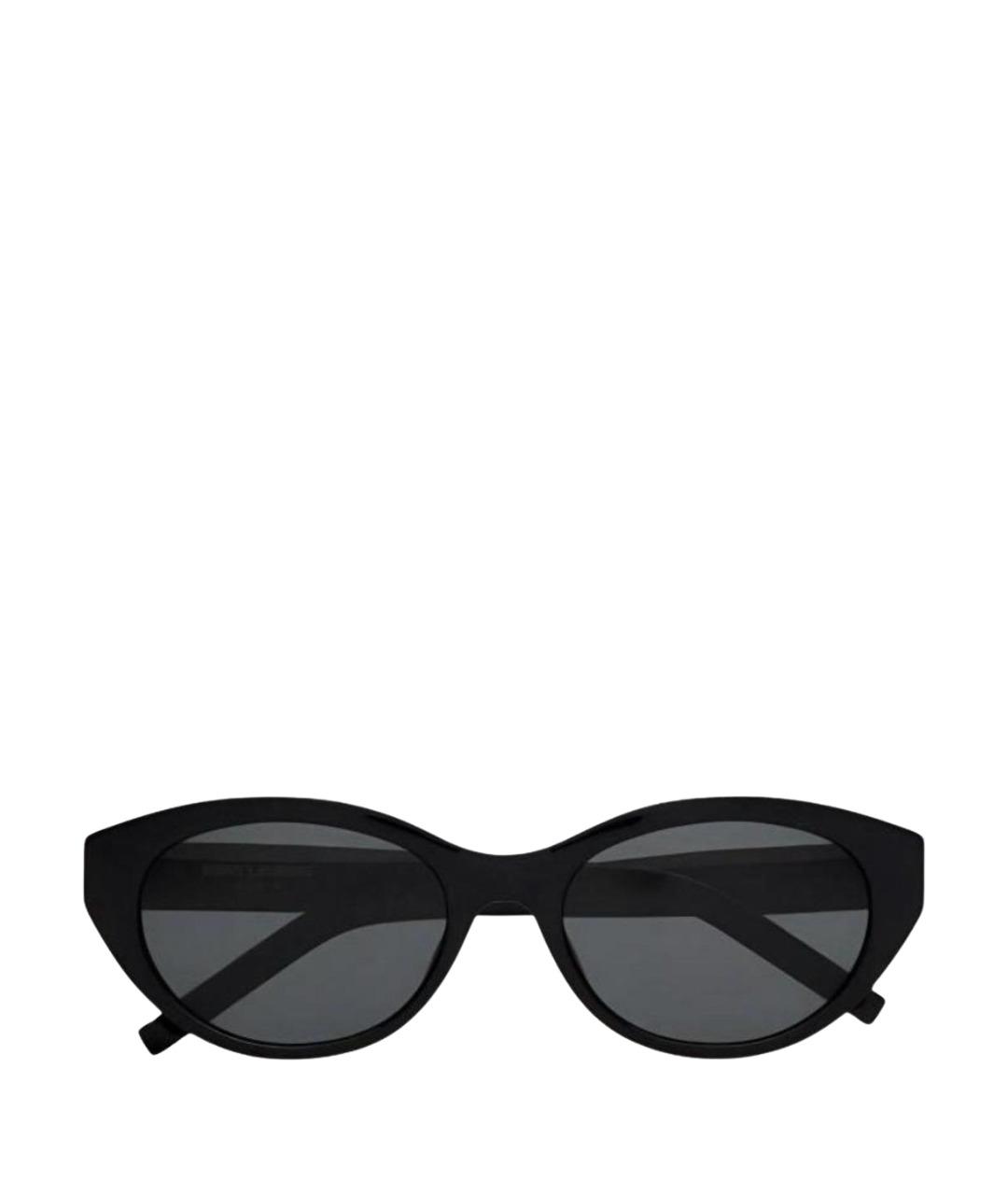 SAINT LAURENT Черные пластиковые солнцезащитные очки, фото 1