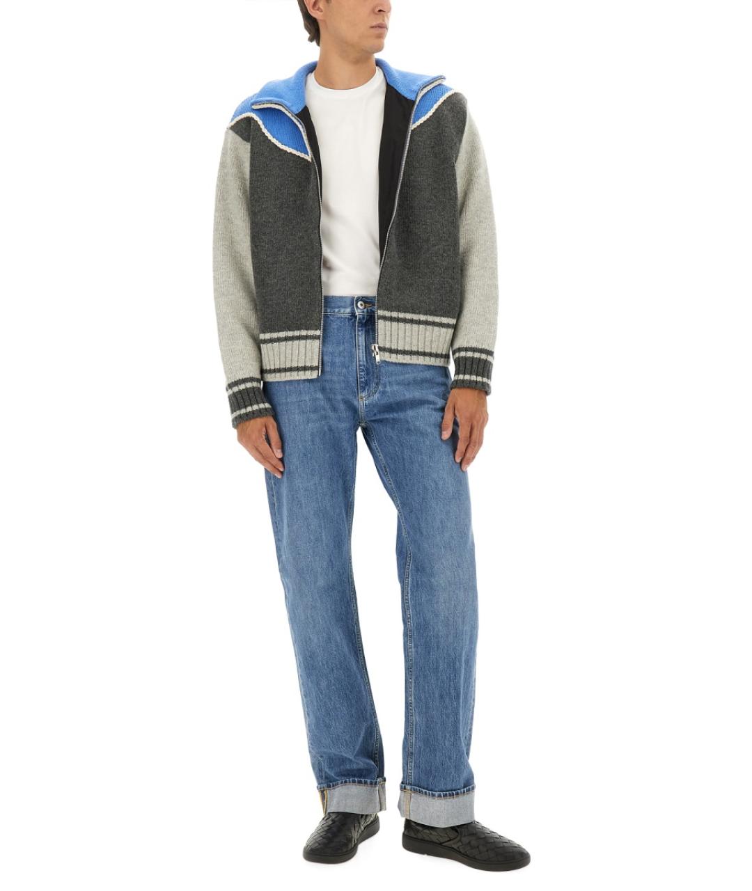 BOTTEGA VENETA Мульти шерстяной кардиган, фото 3