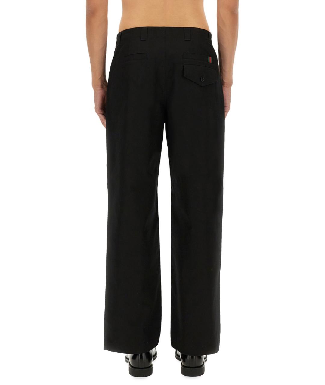 GUCCI Черные деним повседневные брюки, фото 2