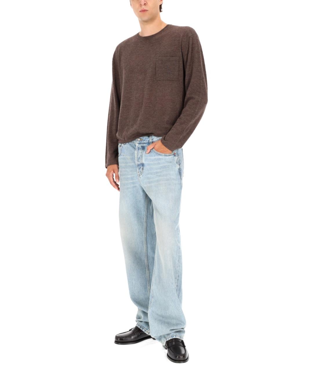 ACNE STUDIOS Коричневый кашемировый джемпер / свитер, фото 2