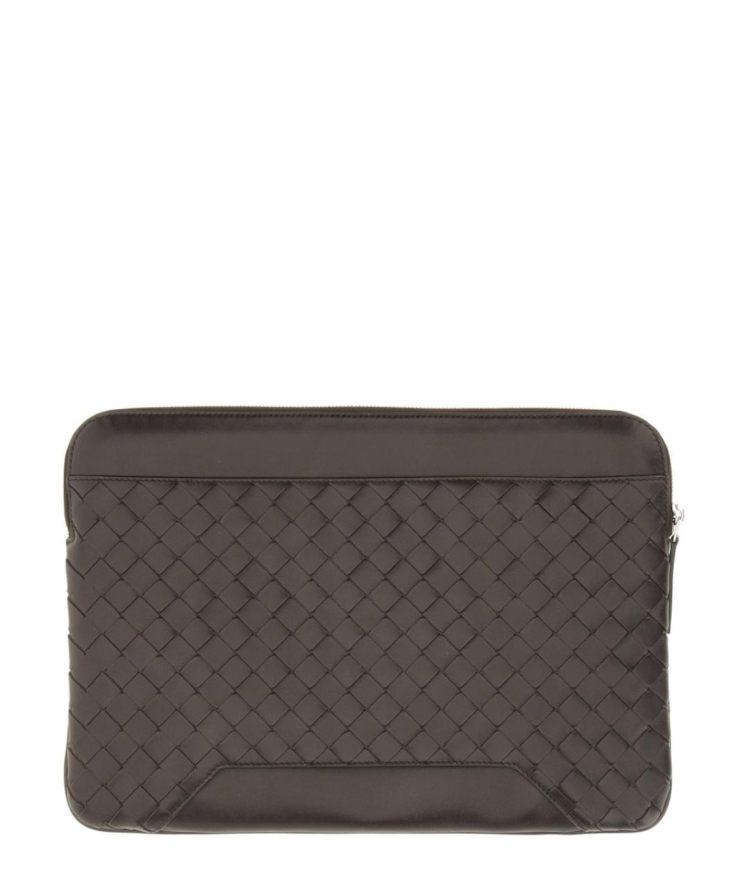 BOTTEGA VENETA Коричневая кожаная папка для документов, фото 2