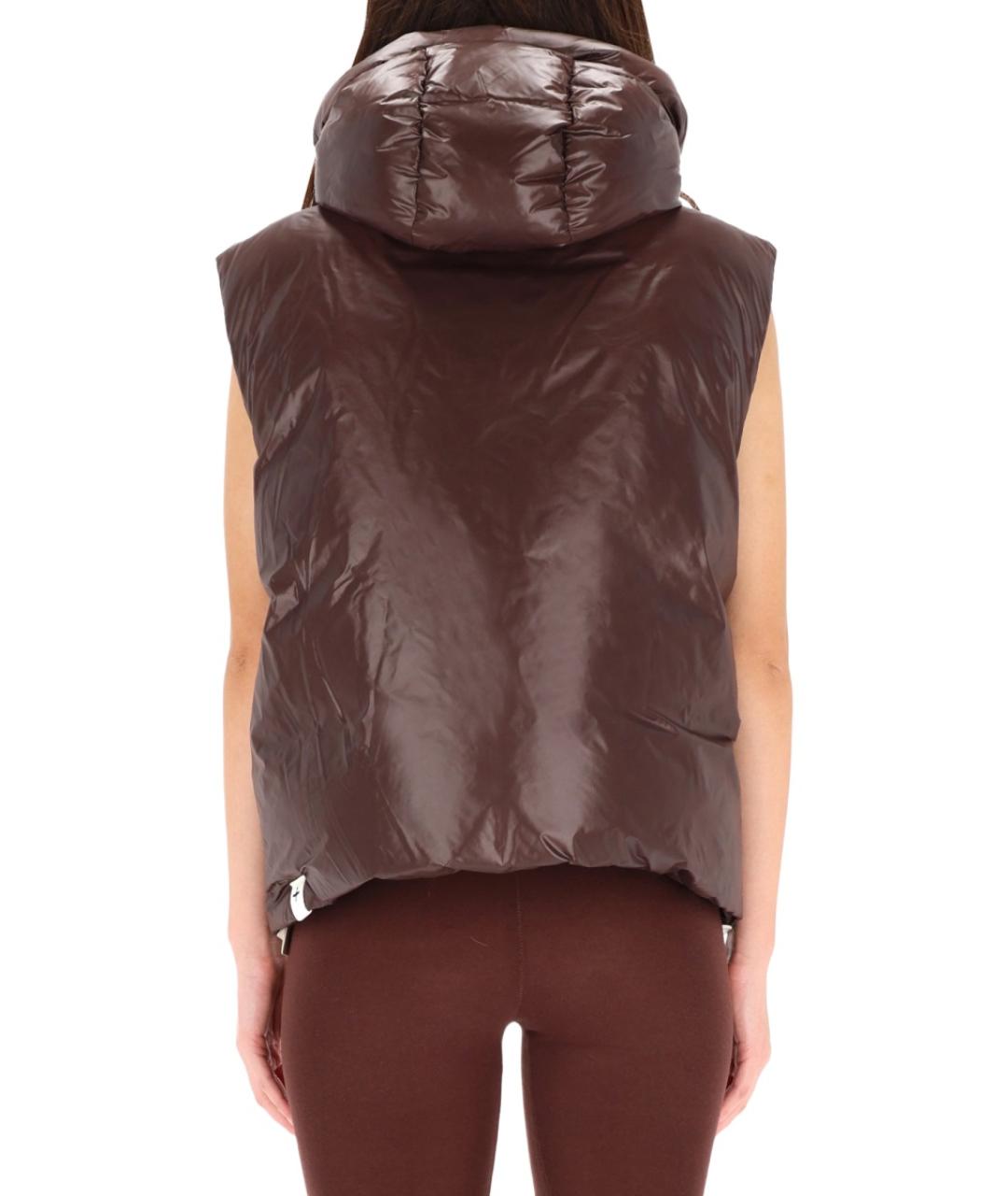 JIL SANDER Бордовый жилет, фото 4