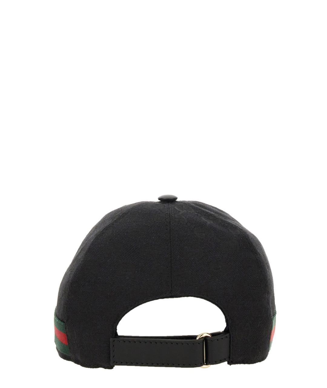 GUCCI Черная синтетическая кепка/бейсболка, фото 4