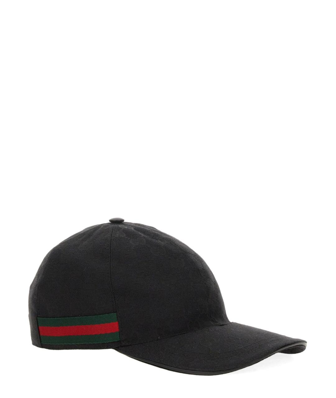 GUCCI Черная синтетическая кепка/бейсболка, фото 2