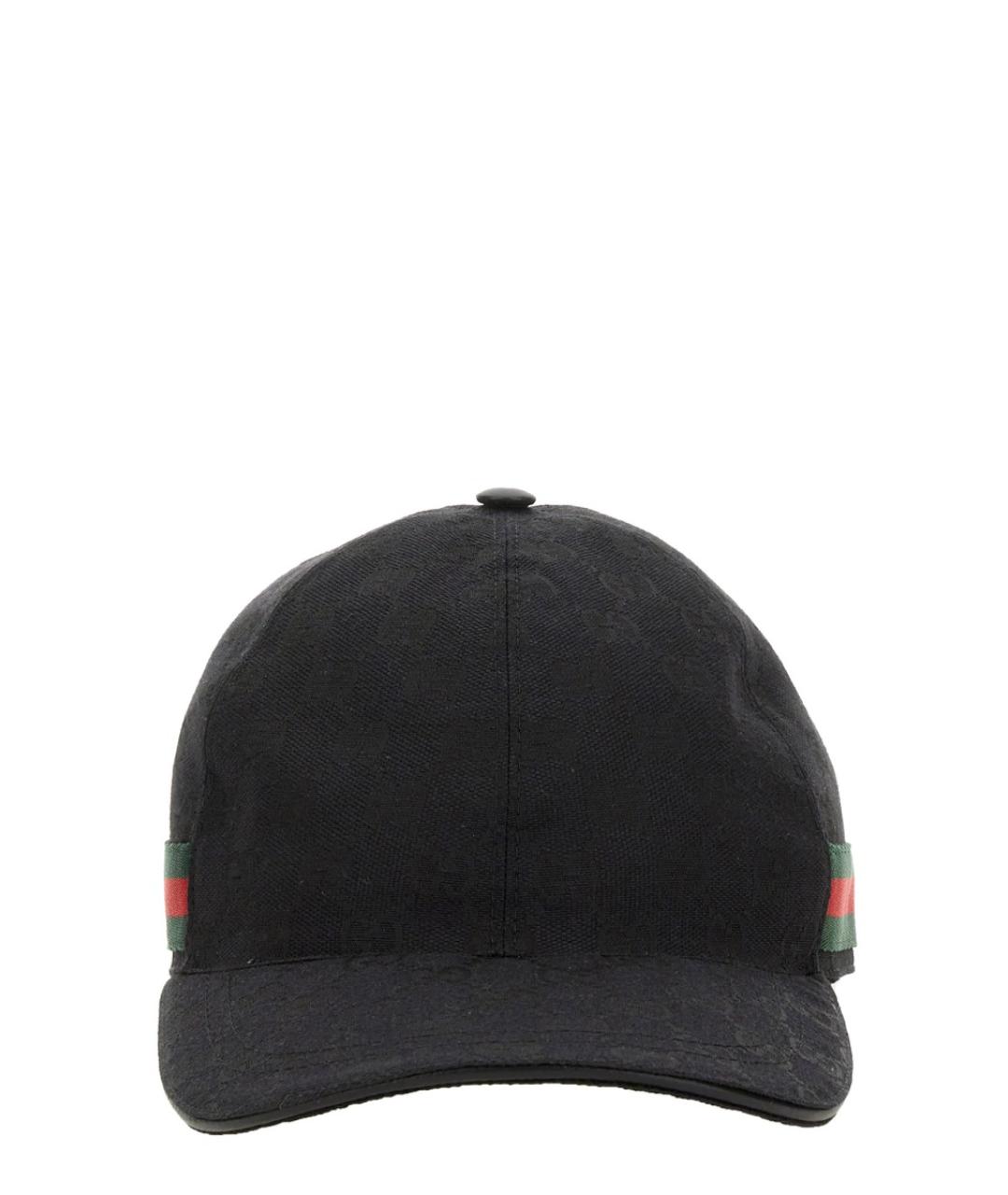 GUCCI Черная синтетическая кепка/бейсболка, фото 1