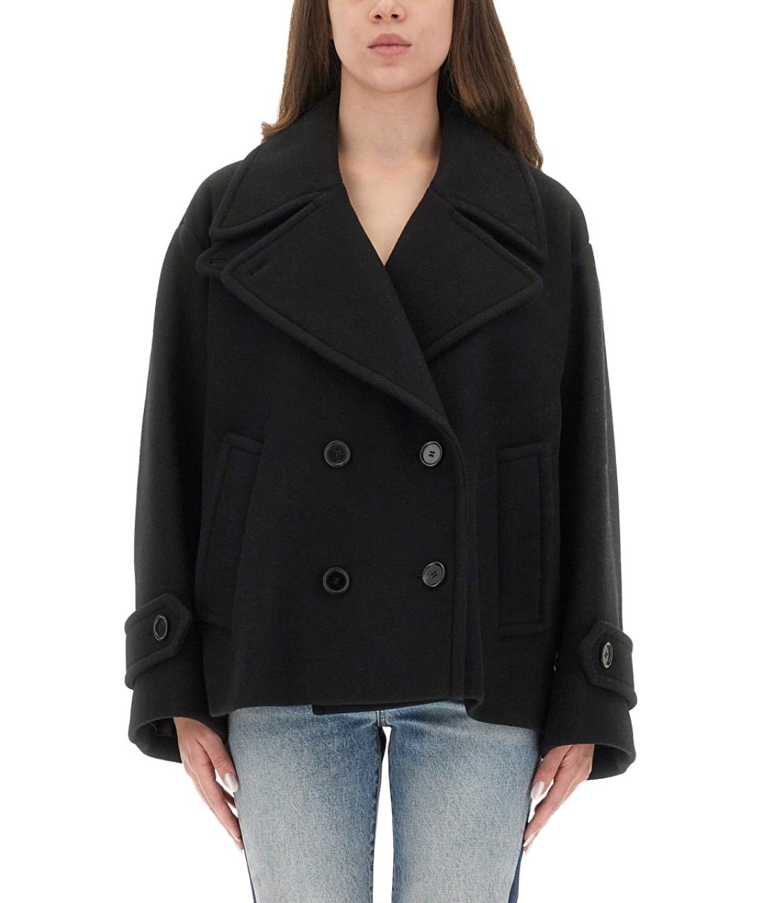 CHLOE Черное шерстяное пальто, фото 2