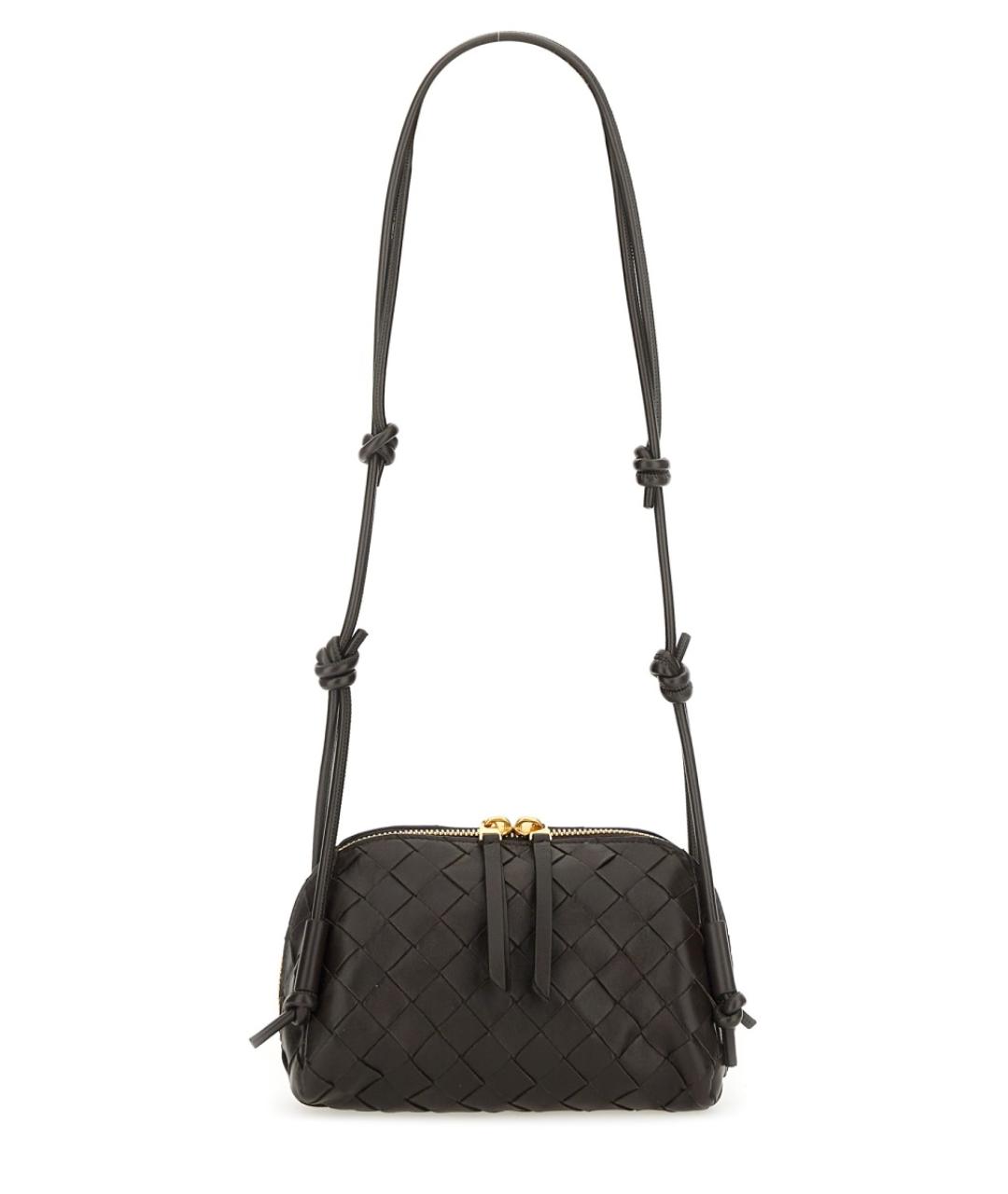 BOTTEGA VENETA Коричневая кожаная сумка через плечо, фото 1