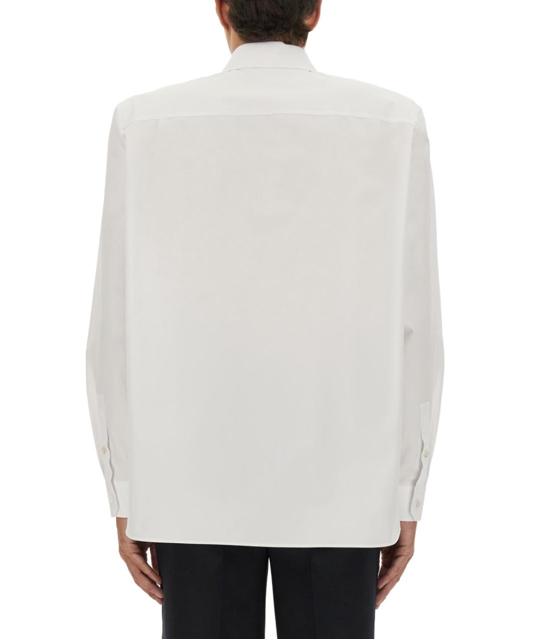 GUCCI Белая хлопковая кэжуал рубашка, фото 3