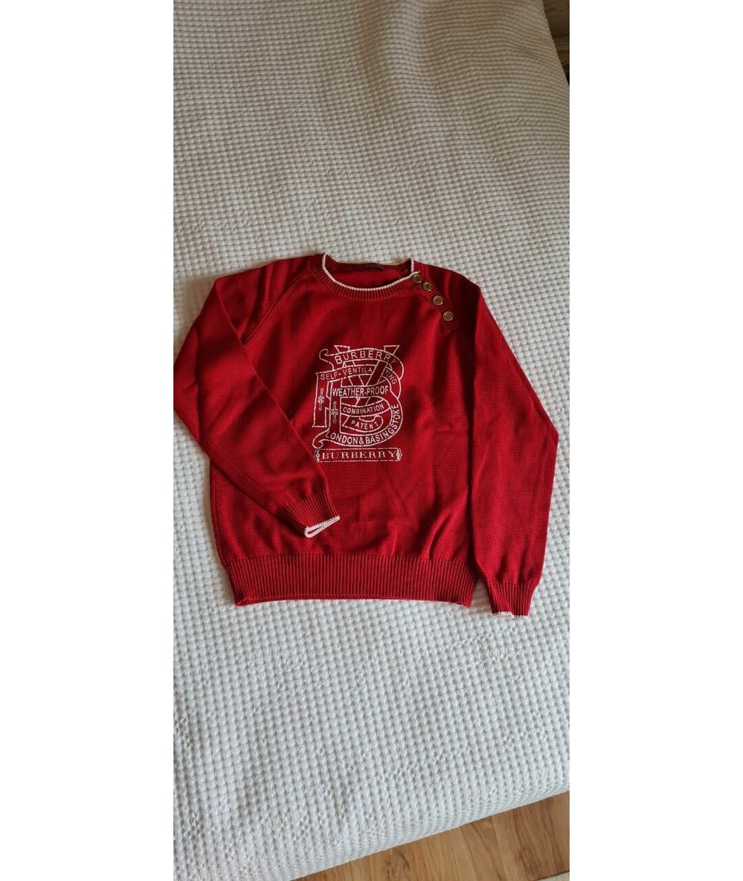 BURBERRY LONDON Красный джемпер / свитер, фото 5