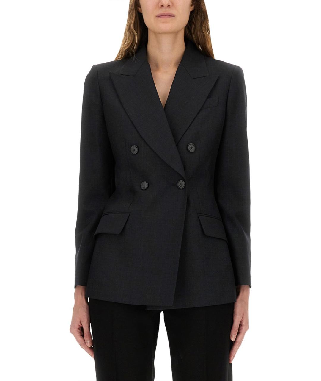 GUCCI Серый шерстяной жакет/пиджак, фото 2