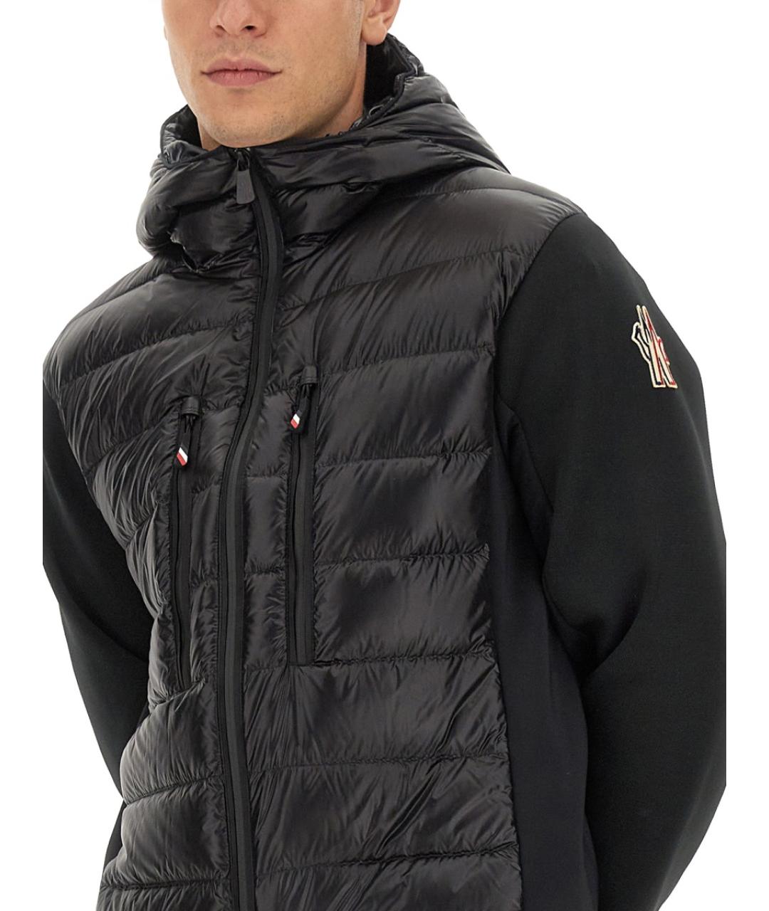 MONCLER GRENOBLE Черная полиамидовая куртка, фото 4
