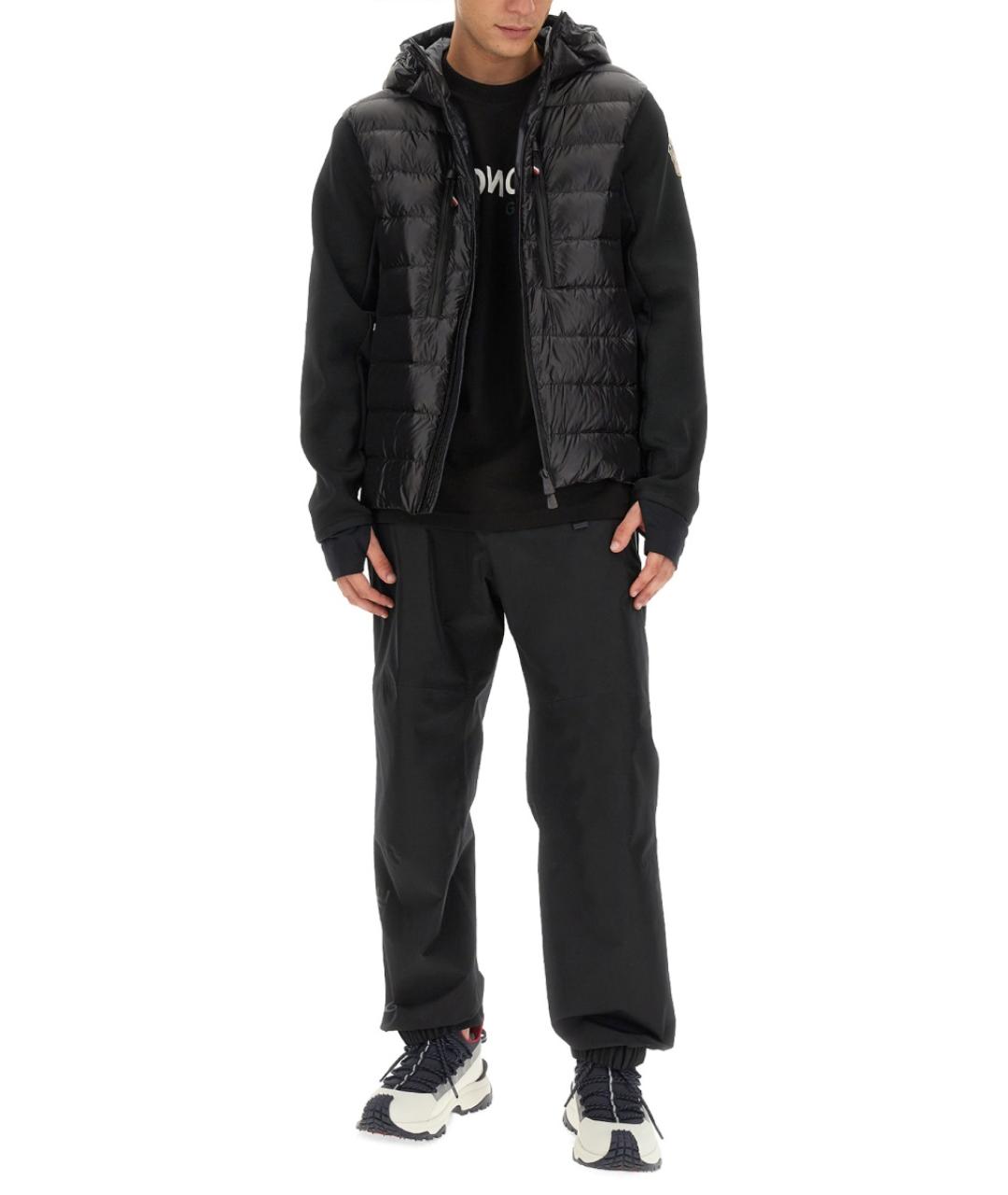 MONCLER GRENOBLE Черная полиамидовая куртка, фото 2