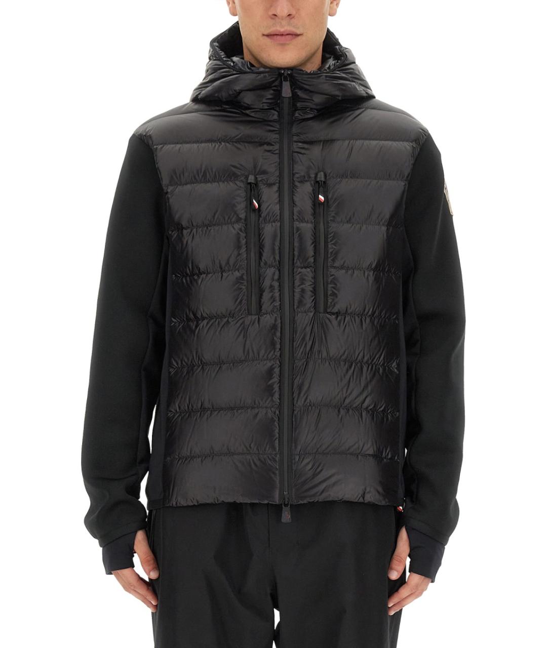 MONCLER GRENOBLE Черная полиамидовая куртка, фото 5
