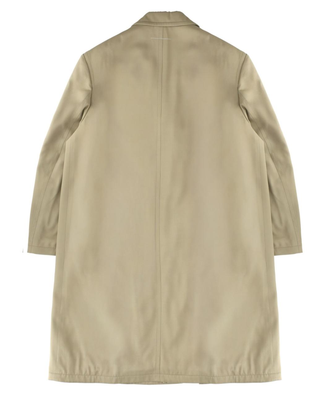 MM6 MAISON MARGIELA Бежевый полиэстеровый тренч / плащ, фото 2
