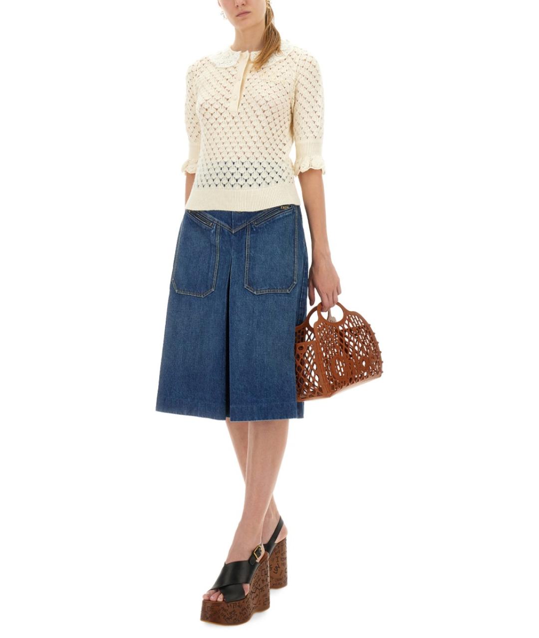 CHLOE Белый джемпер / свитер, фото 3