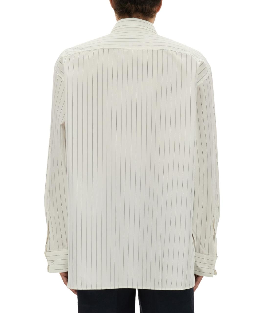 DRIES VAN NOTEN Белая хлопковая кэжуал рубашка, фото 3