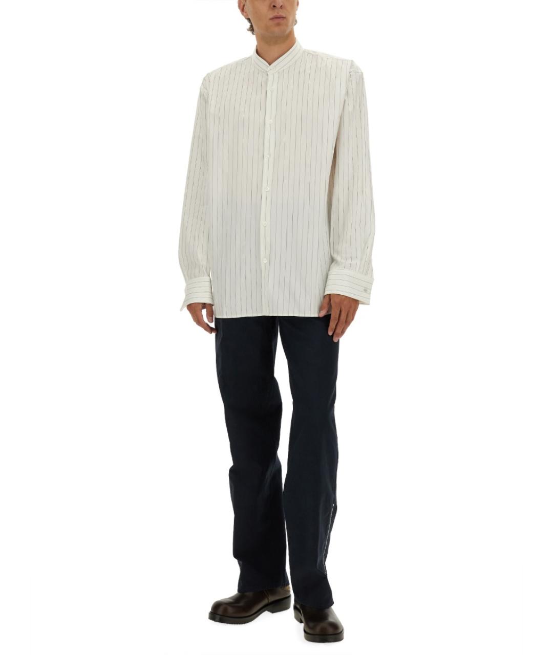 DRIES VAN NOTEN Белая хлопковая кэжуал рубашка, фото 2