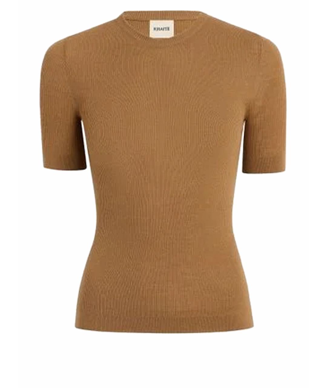 MAX MARA Коричневый шерстяной джемпер / свитер, фото 1