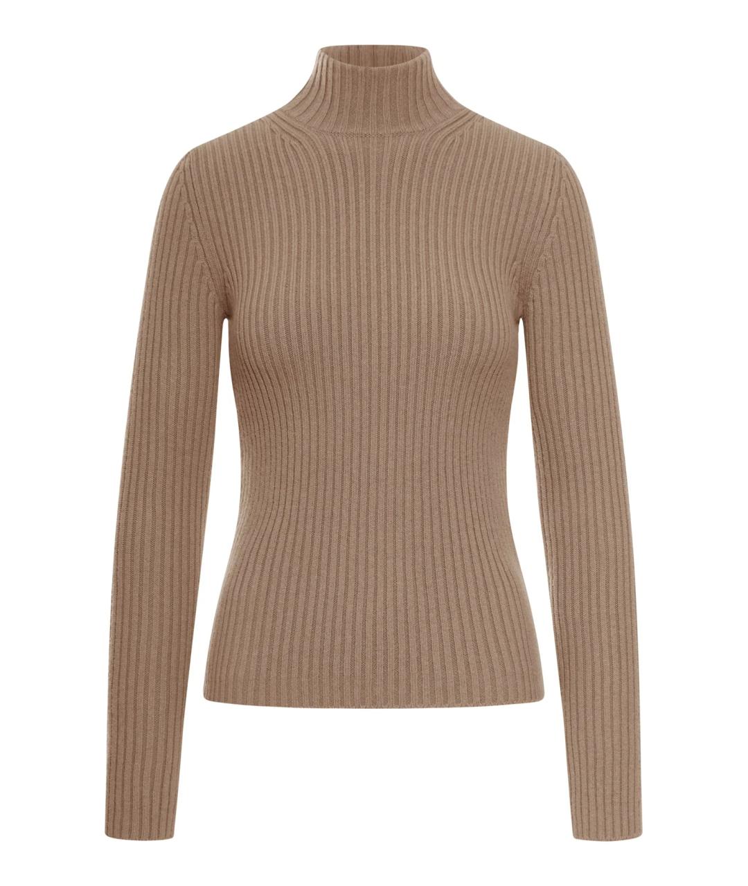 MAX MARA Коричневый шерстяной джемпер / свитер, фото 1