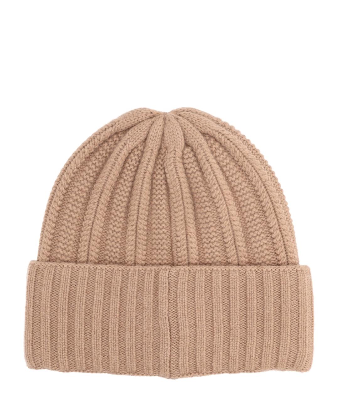 MAX MARA Бежевая кашемировая шапка, фото 2