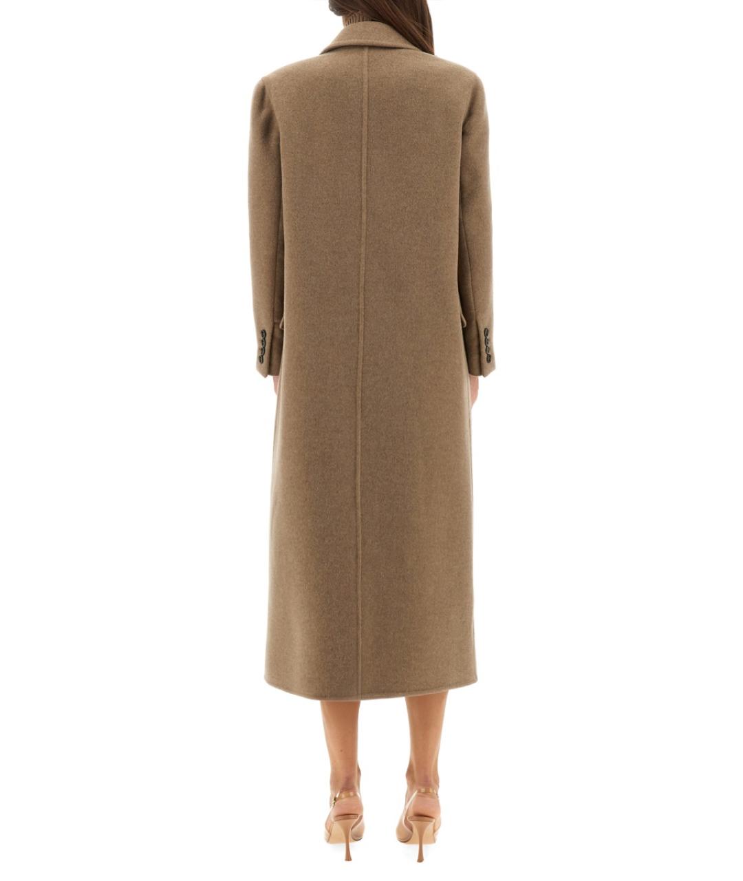 MAX MARA Коричневое кашемировое пальто, фото 4