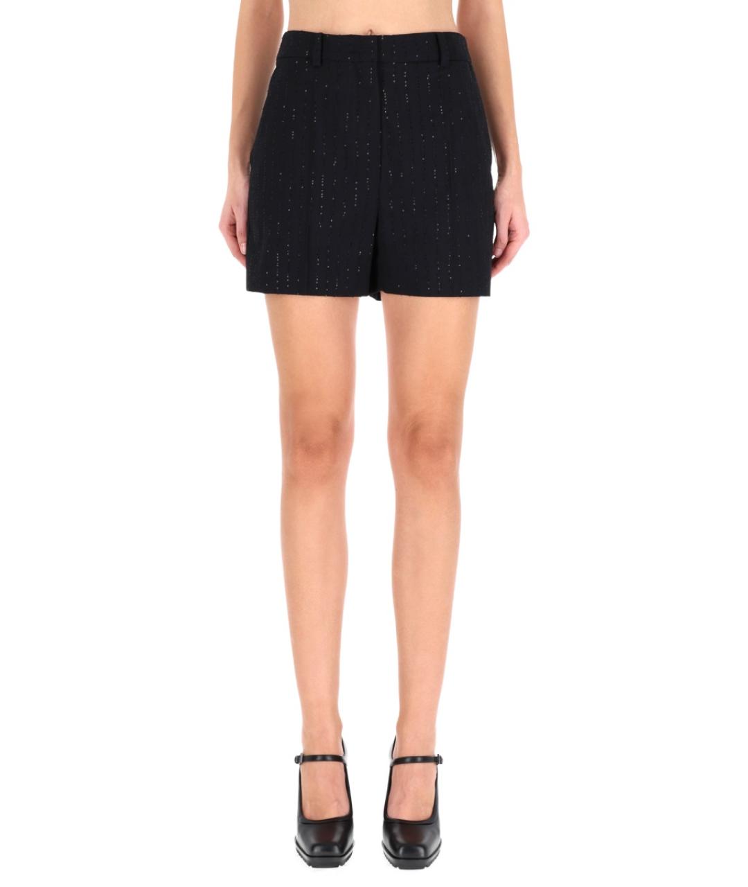 MAX MARA Черные шерстяные шорты, фото 5