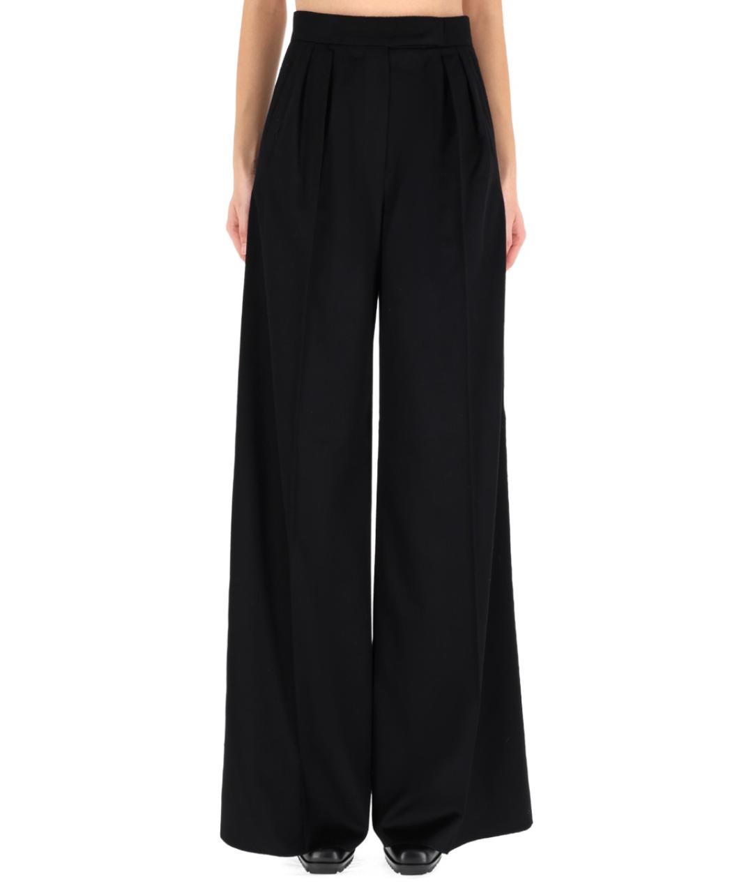 MAX MARA Бежевые шерстяные прямые брюки, фото 5