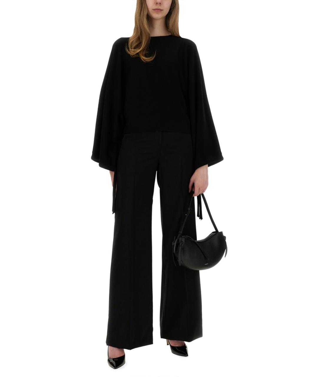 MAX MARA Черный шерстяной джемпер / свитер, фото 3