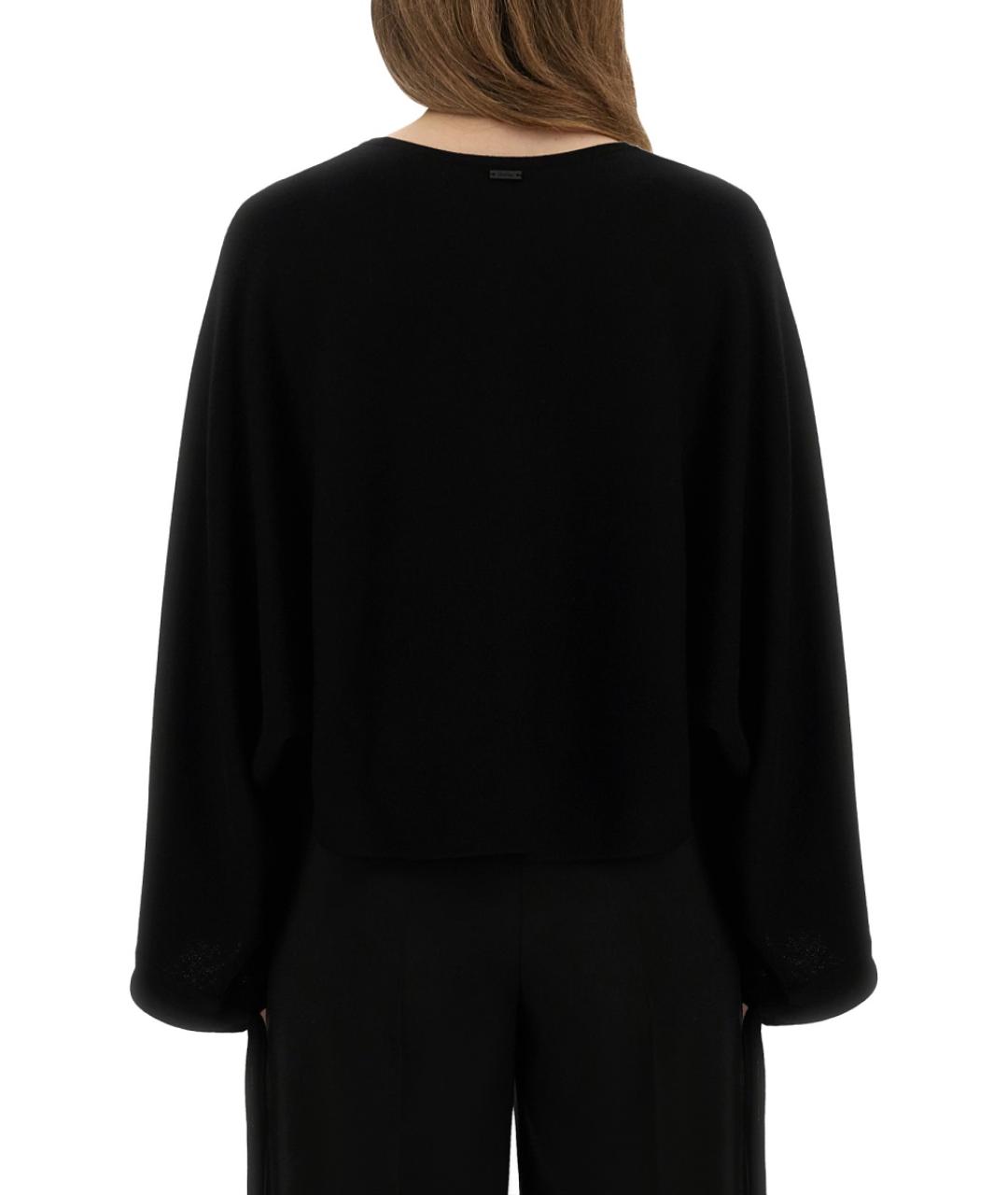 MAX MARA Черный шерстяной джемпер / свитер, фото 4