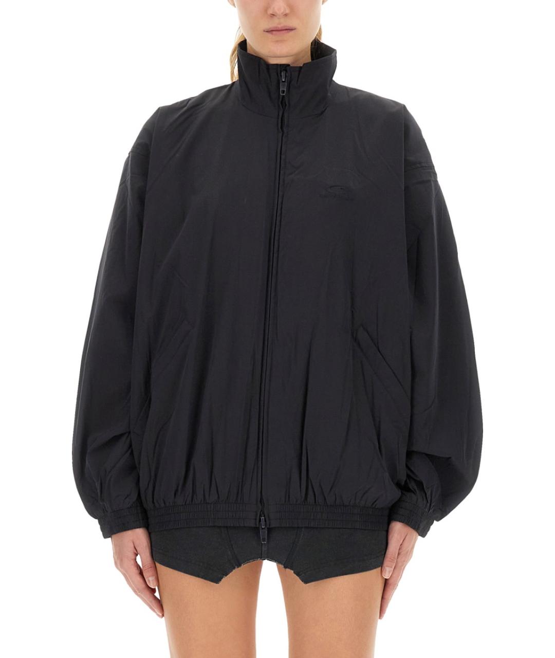 BALENCIAGA Черная полиэстеровая куртка, фото 2