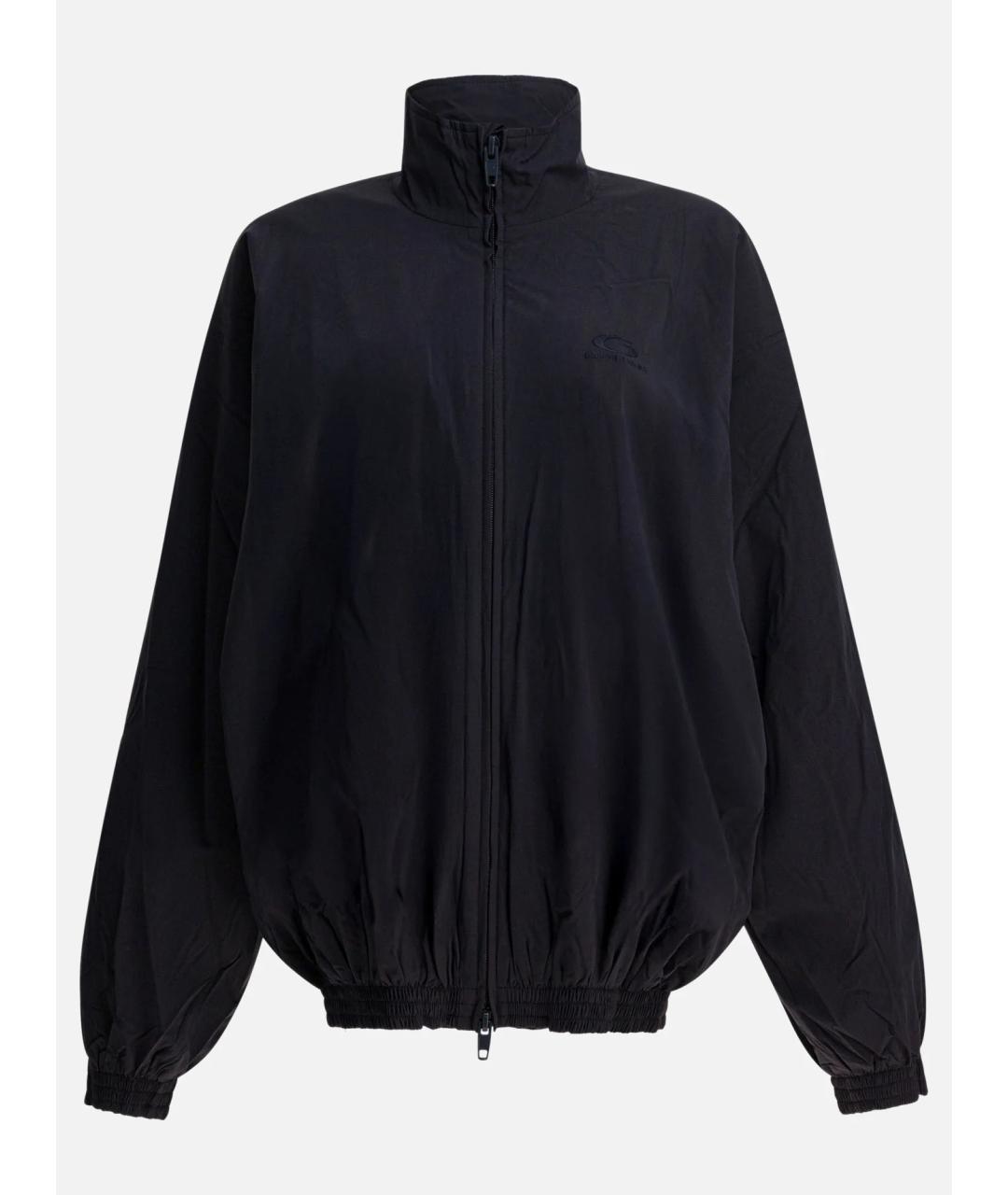 BALENCIAGA Черная полиэстеровая куртка, фото 6