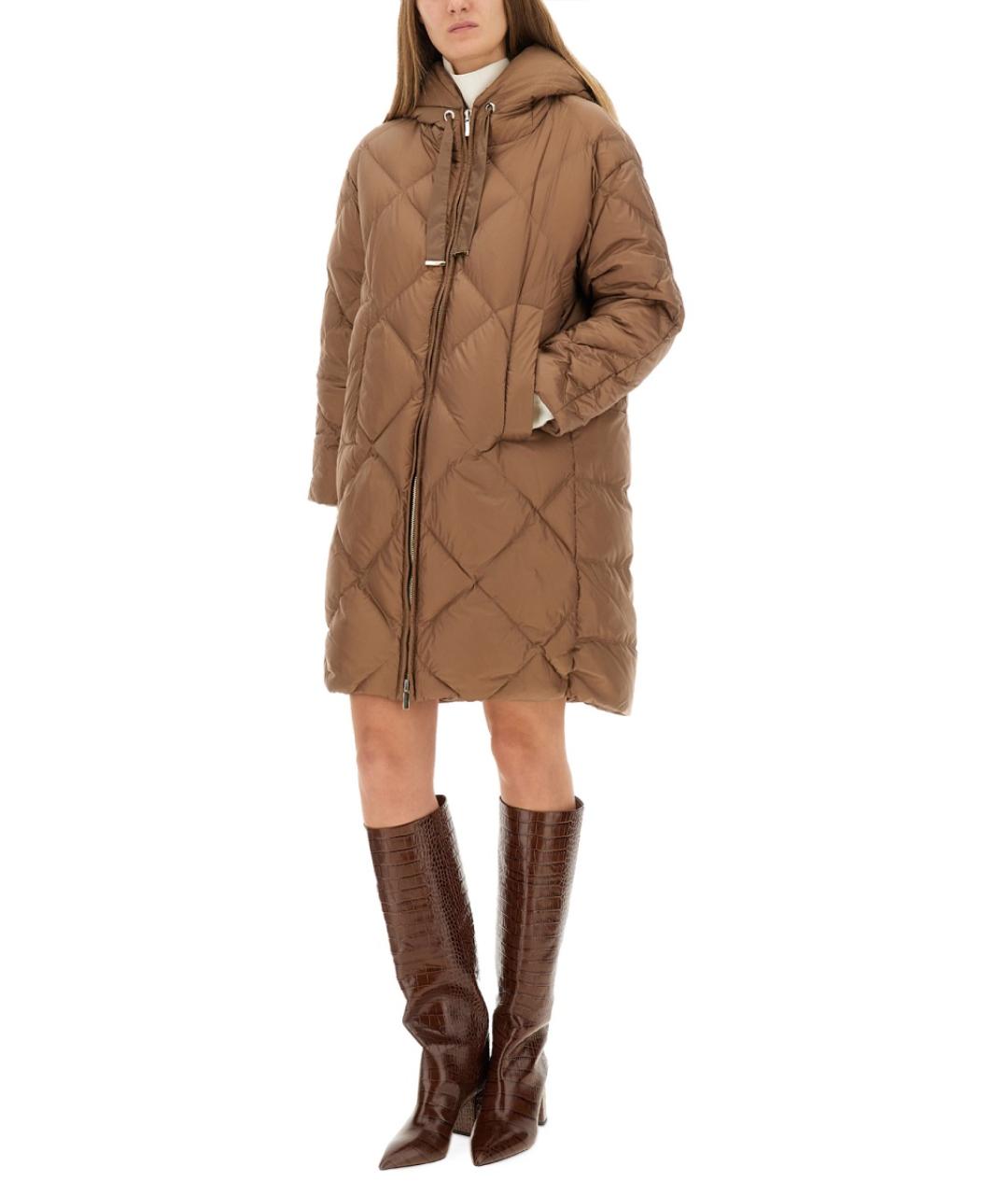 'S MAX MARA Коричневый полиамидовый тренч/плащ, фото 3