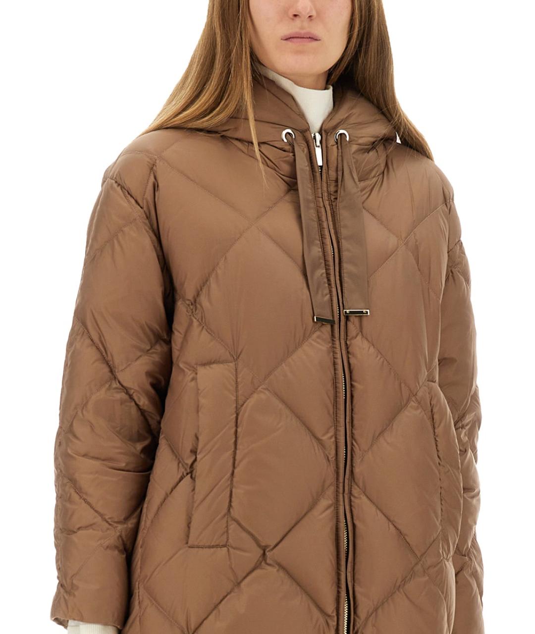 'S MAX MARA Коричневый полиамидовый тренч/плащ, фото 5