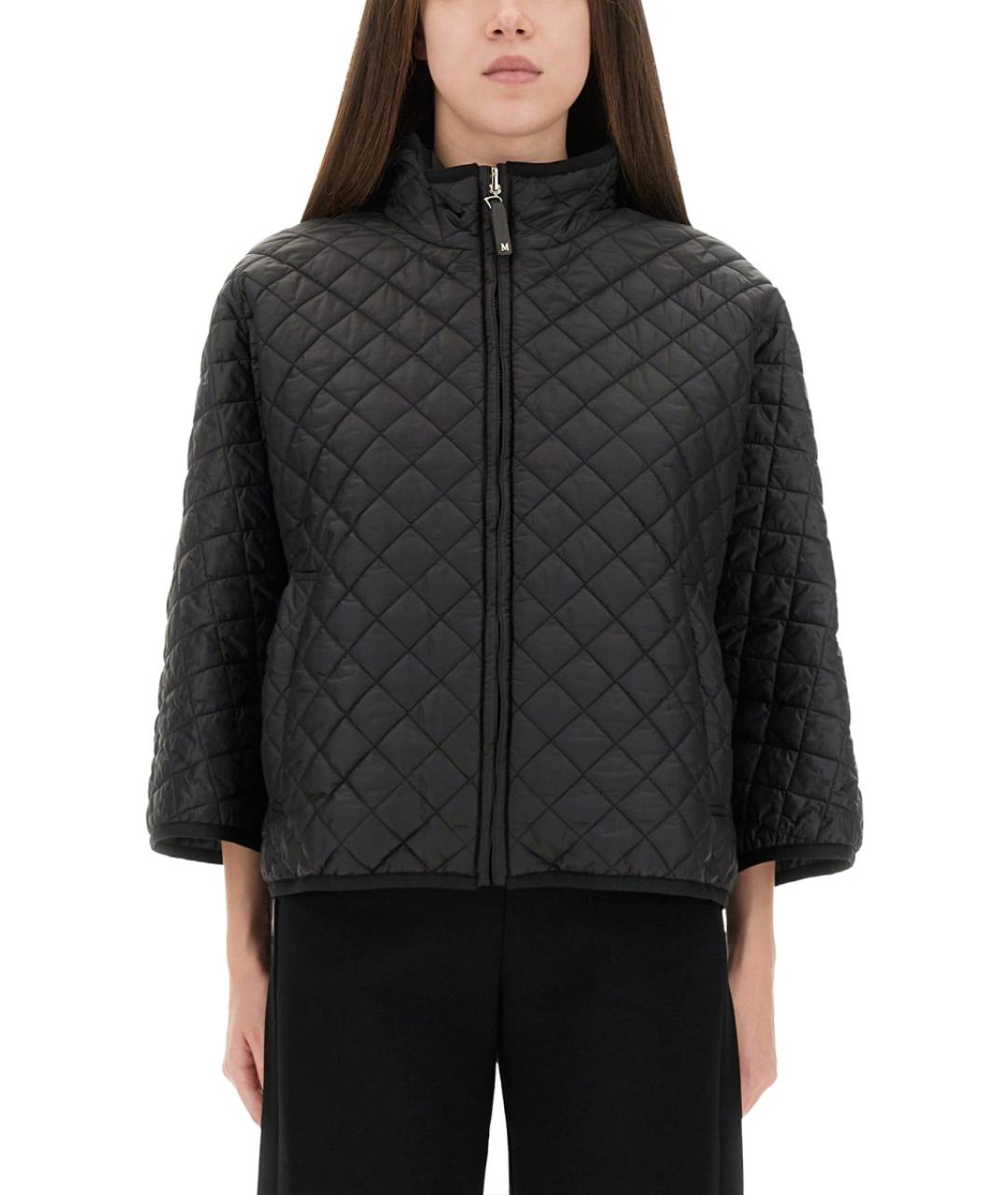 'S MAX MARA Черная полиэстеровая куртка, фото 5