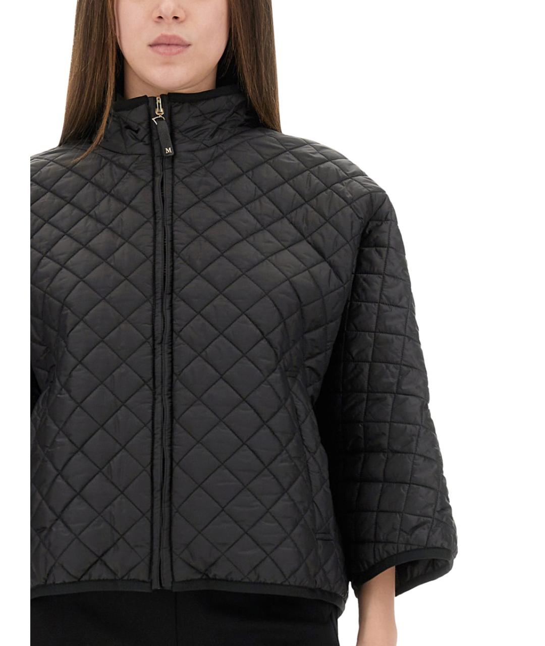 'S MAX MARA Черная полиэстеровая куртка, фото 4