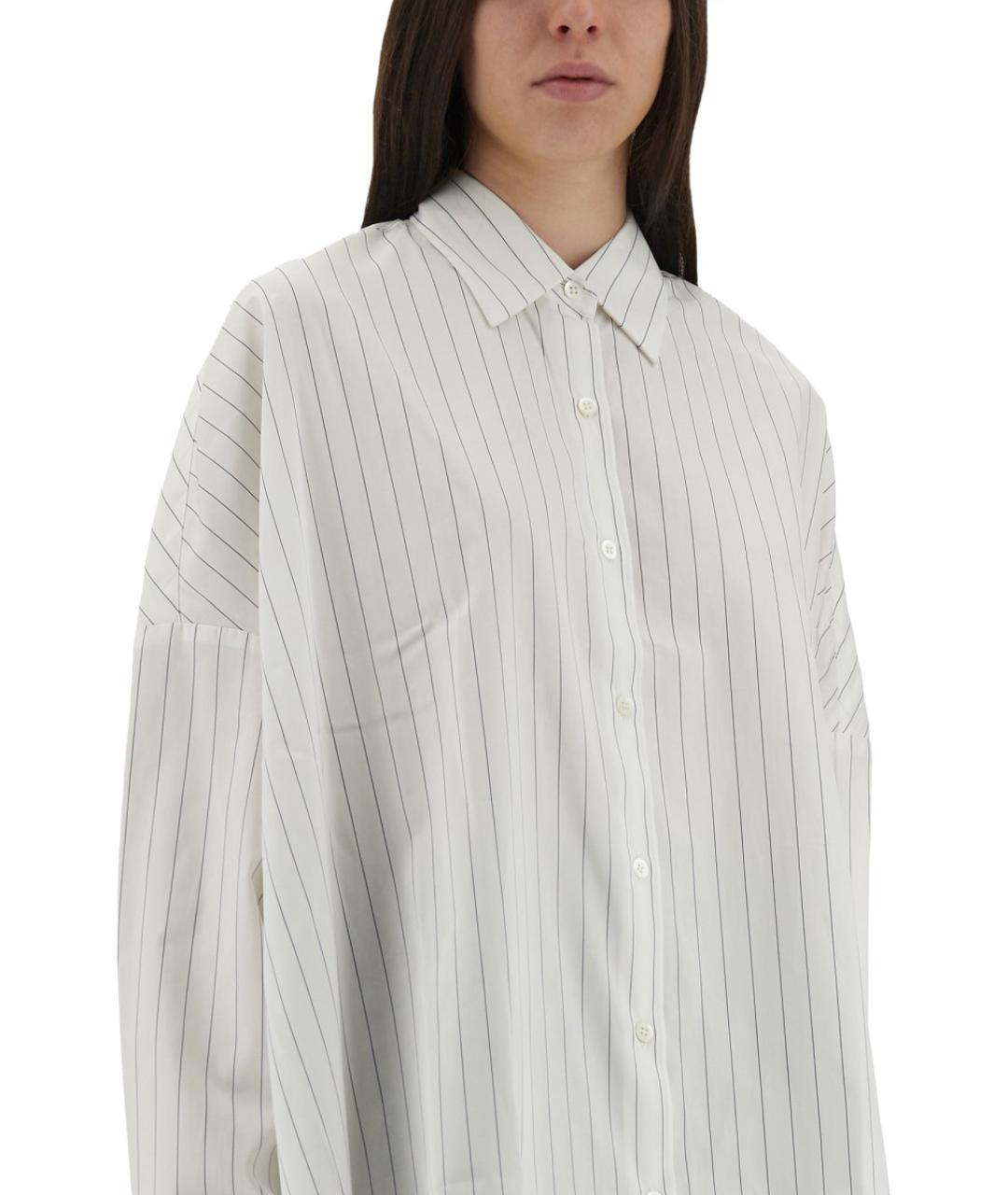 DRIES VAN NOTEN Белая хлопковая рубашка, фото 5