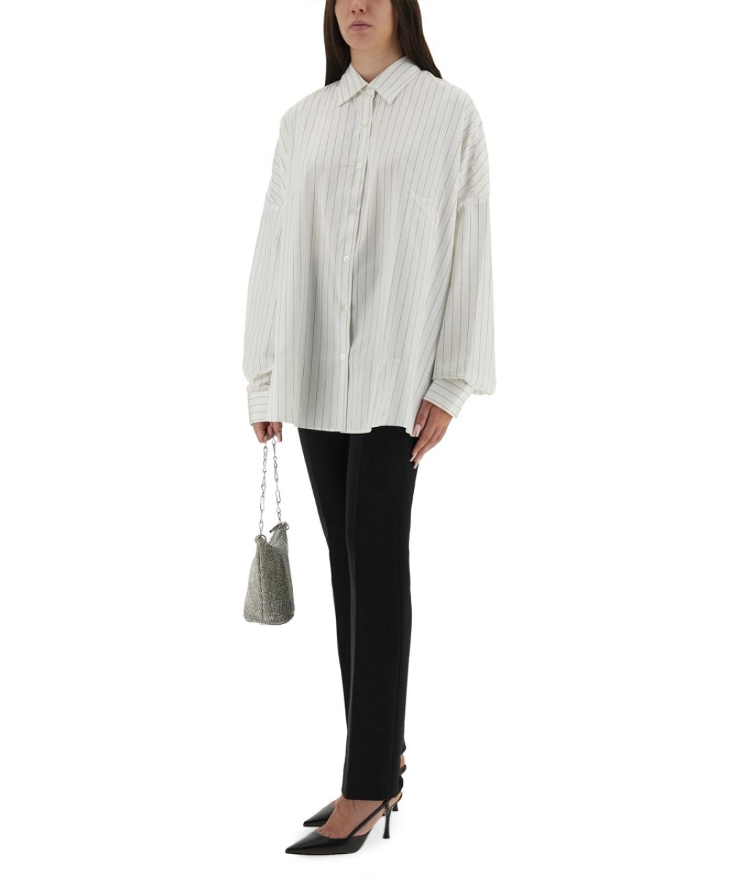 DRIES VAN NOTEN Белая хлопковая рубашка, фото 3