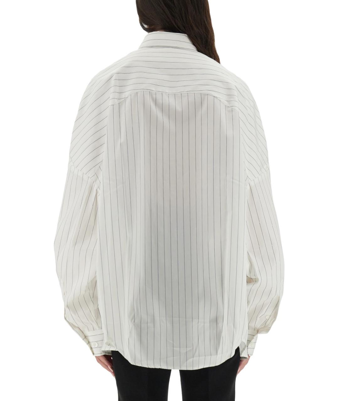 DRIES VAN NOTEN Белая хлопковая рубашка, фото 4