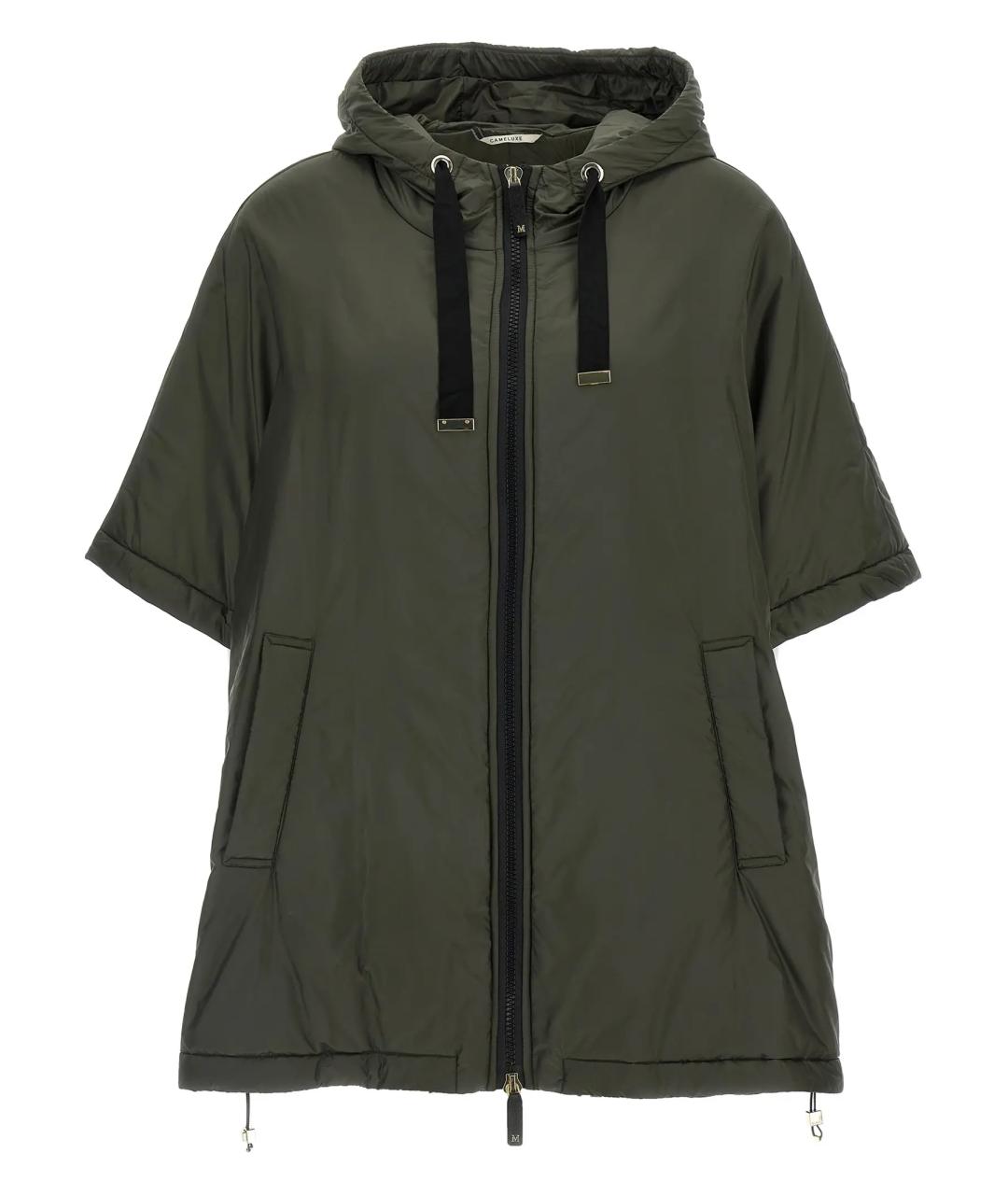 'S MAX MARA Зеленый полиэстеровый тренч/плащ, фото 1