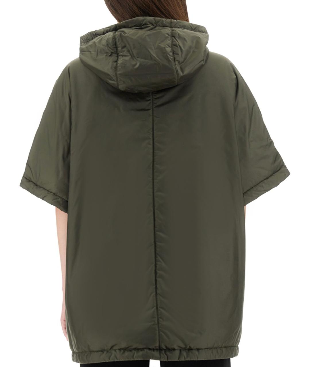 'S MAX MARA Зеленый полиэстеровый тренч/плащ, фото 4