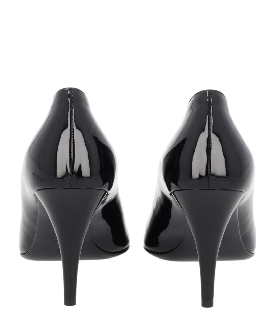 GUCCI Черные туфли из лакированной кожи, фото 4